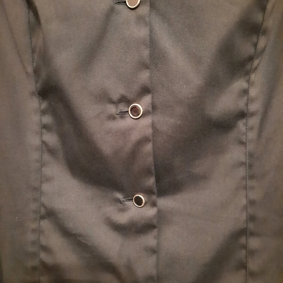 Gucci woman's black button down sz 40 or Small - Picture 5 of 7